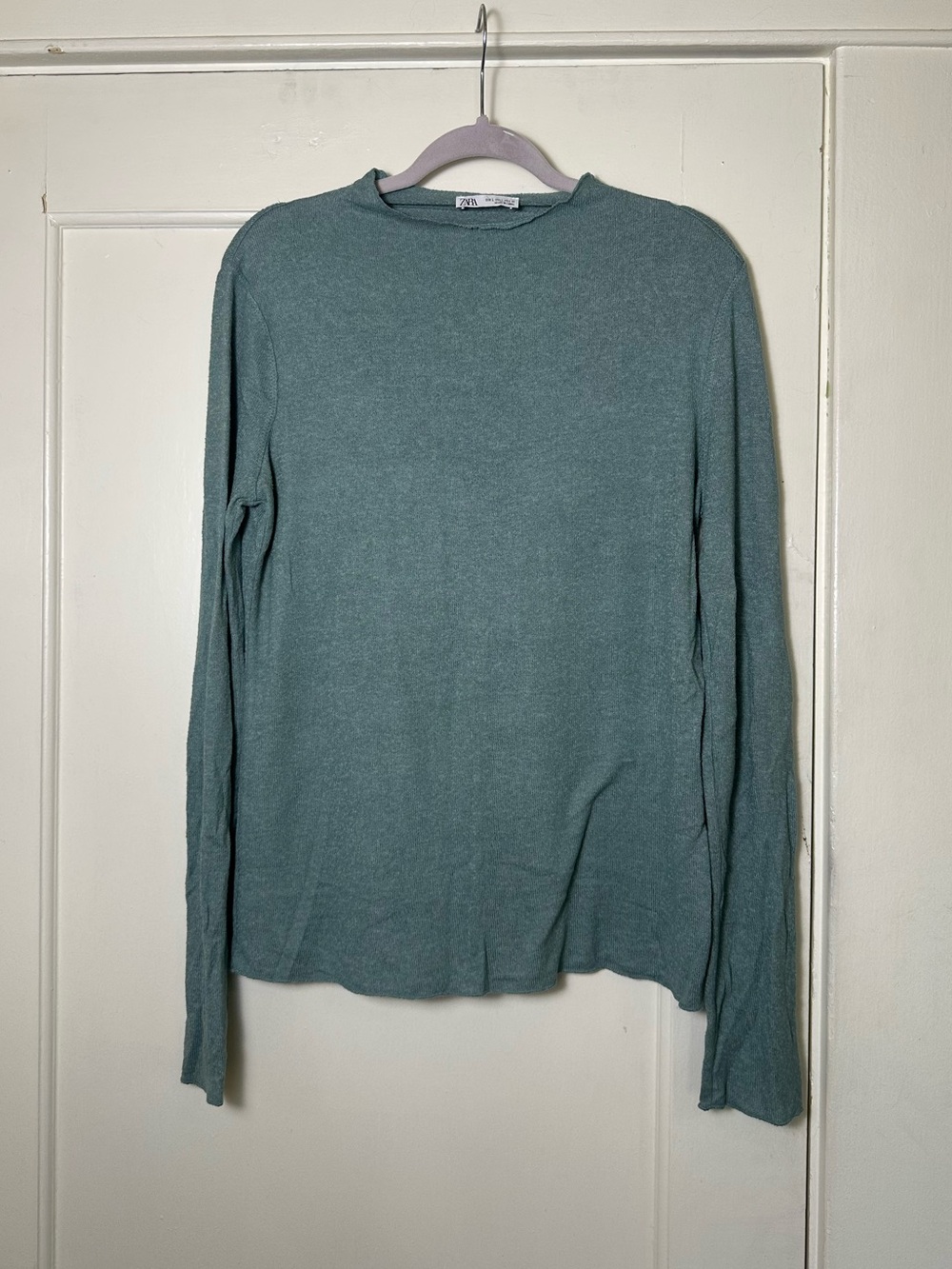 Teal Zara sweater